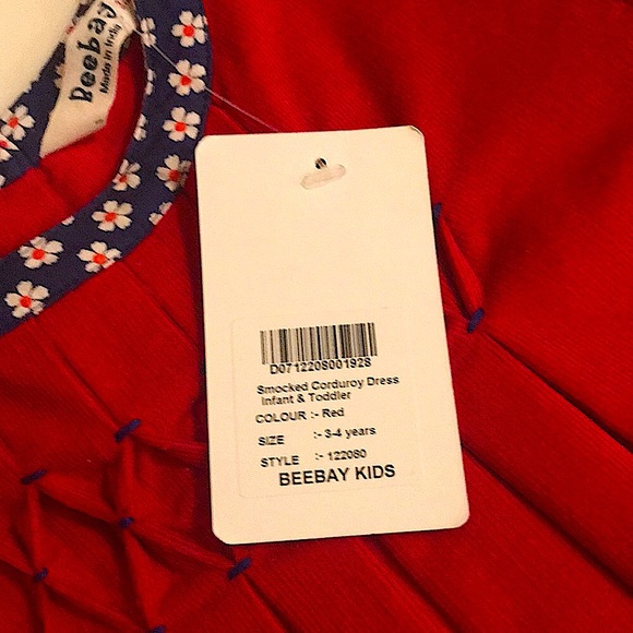 Beebay Red Corduroy Dress - Picture 5 of 5